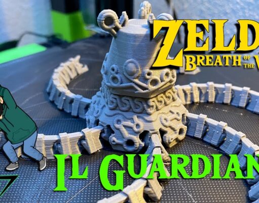 Stampa 3D time lapse – Zelda Breath of the Wild | Il Guardiano