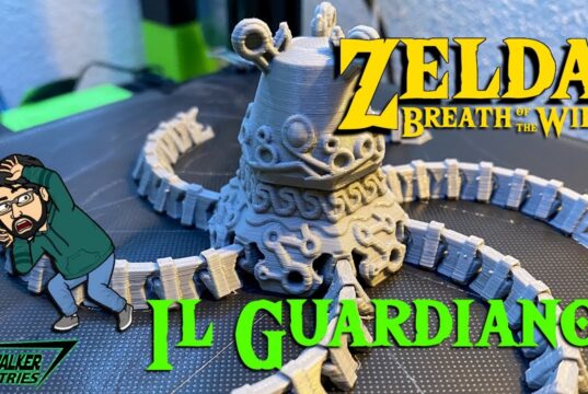 Stampa 3D time lapse – Zelda Breath of the Wild | Il Guardiano